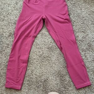 lululemon Align 25” mauve pink leggings size 8